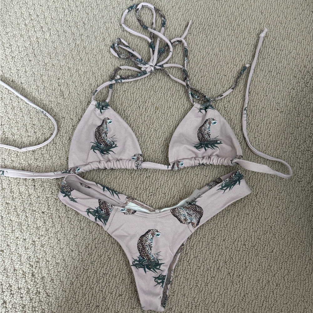 Montce Leopard print bikini!
